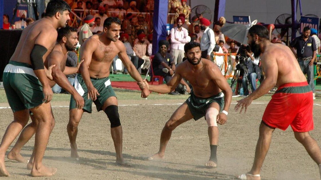 Kabaddi : Punjab's official game is kabaddi.