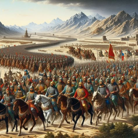 massive Mughal army